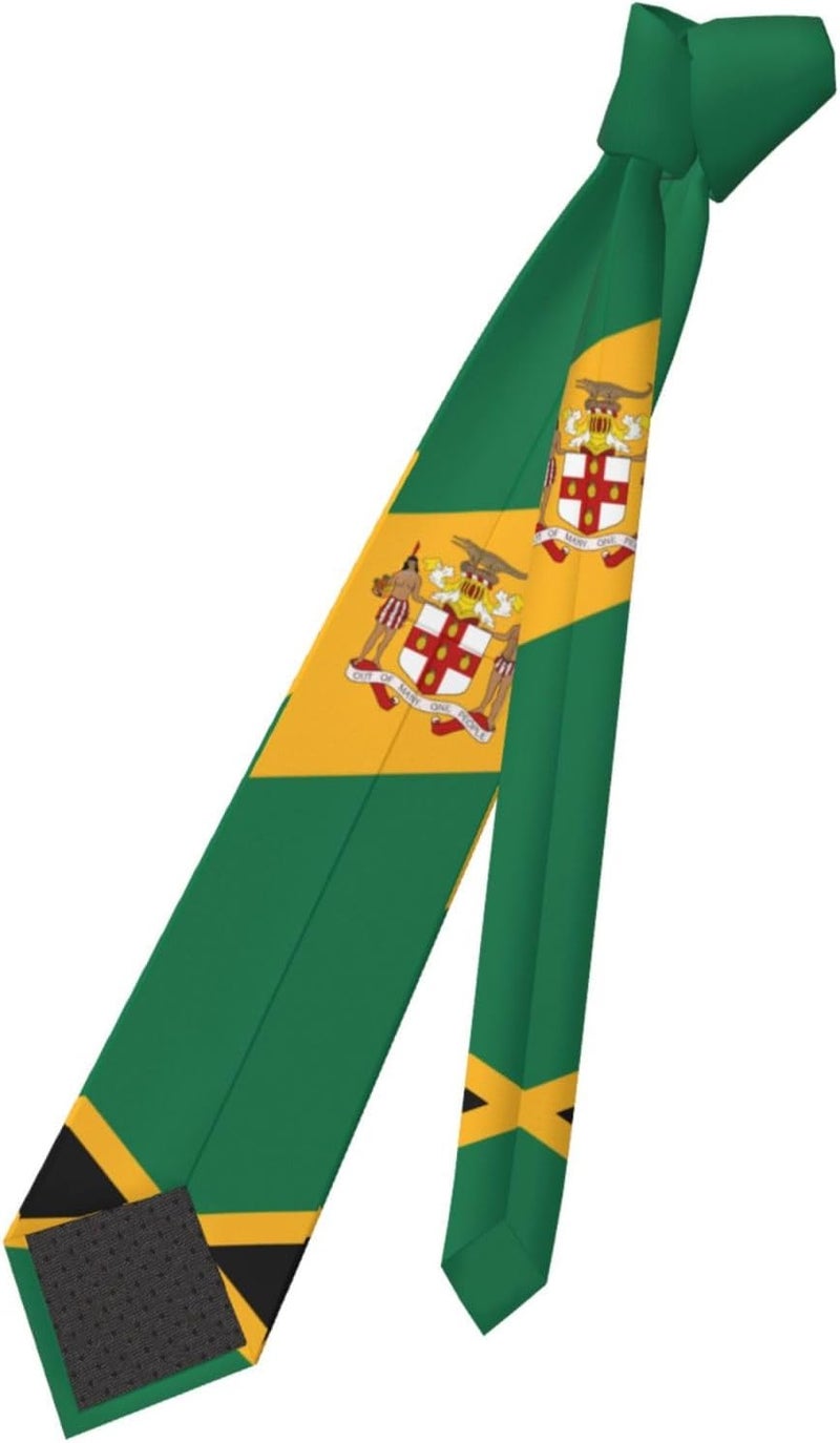 AKMCBSH National Flags Tie Comfortable Soft Novelty Necktie Unisex for Weddings Party Birthday Gift - Image 4